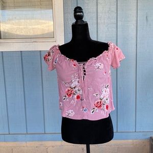 Kendall & Kylie Floral Shirt